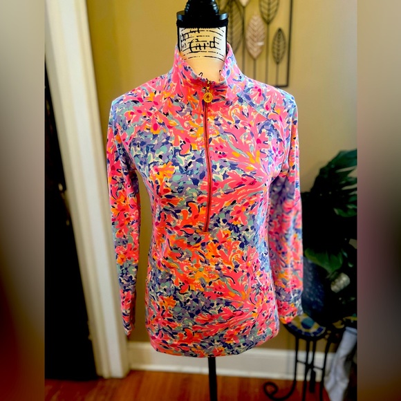Athletic Jacket By Lilly Pulitzer In Multi-colored, Size: Xxs